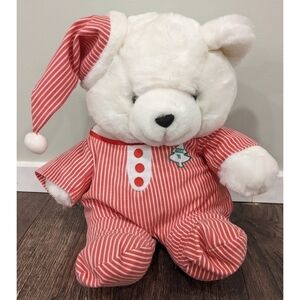Vintage 1989 Rich's Department Store Richie Christmas Striped Pajama Bear